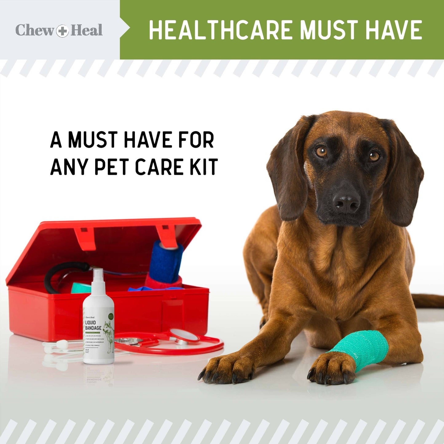 Liquid Bandage for Dogs, Pet First Aid Essential - 4 oz.
